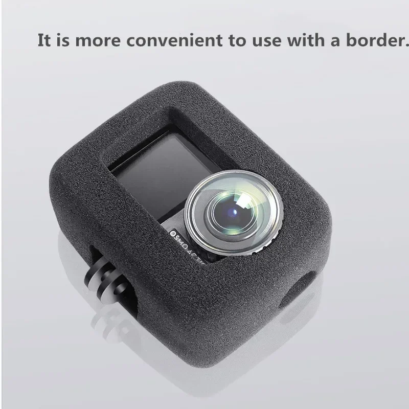 ฟองน้ําความหนาแน่นสูงโฟมกระจกฝาครอบกรอบกระจกสําหรับ DJI Osmo Action กล้องอุปกรณ์เสริม