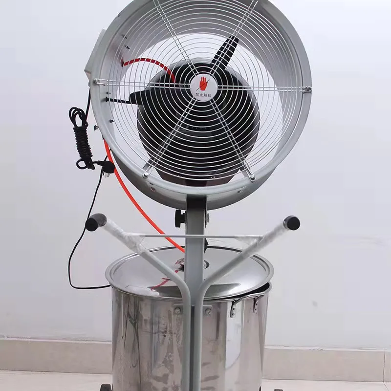 Industrial  Mobile large capacity centrifugal Humidifier misting fan for Workshop