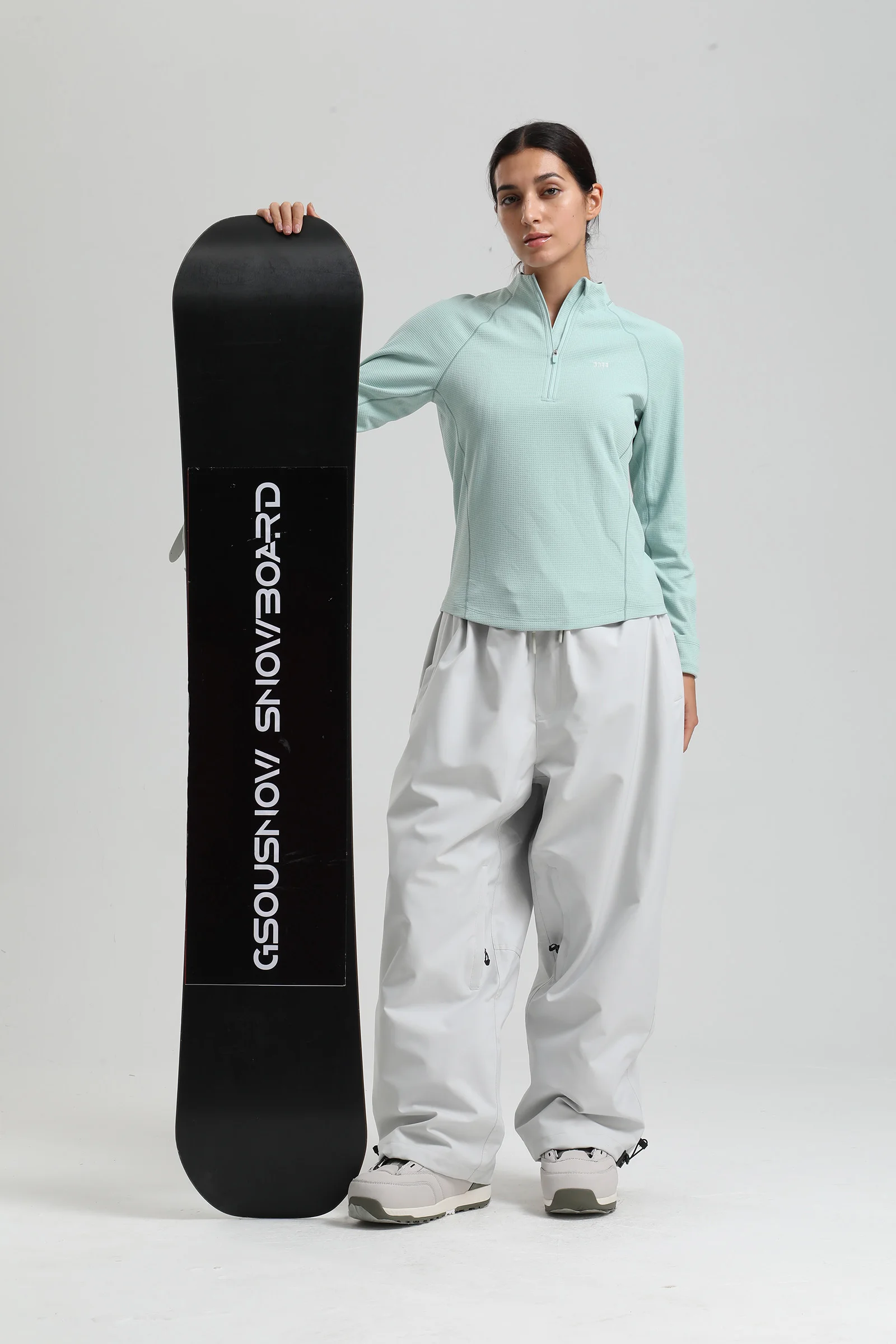 Gsou Snow 2025, Unisex-Cargohose mit lockerer Passform – wasserdichte, winddichte Snowboardhose für Damen und Herren, Winter-Schneeausrüstung – Detail 33