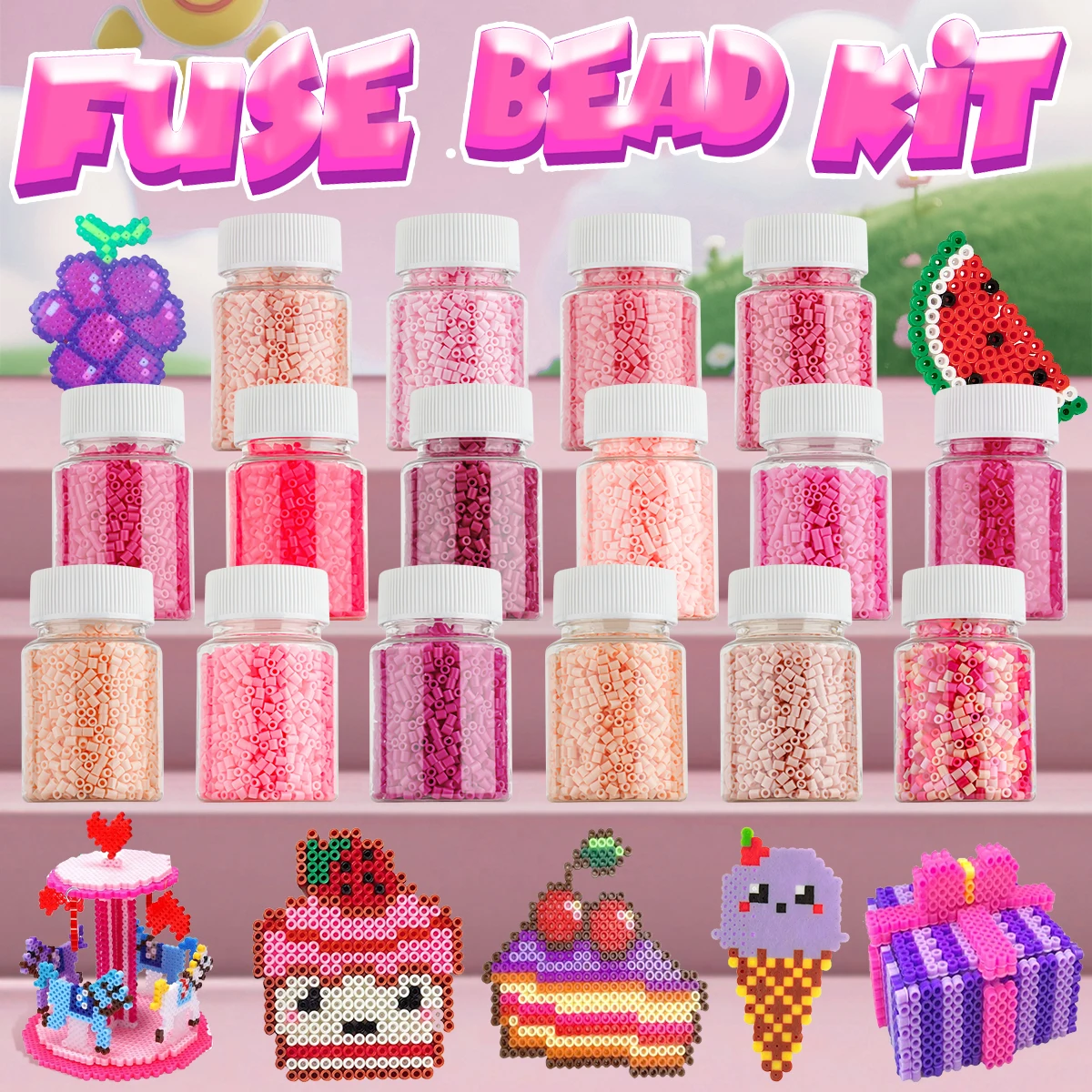 

2.6mm Solid Color Small Cylindrical Beads Acrylic Spacer Loose Beads For Jewelry Making Diy Bracelet Necklace Findings