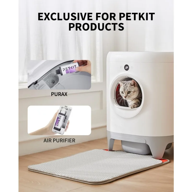 4 bottles replace deodorant liquid for Petkit automatic cat litter box Pure X and Pure max areneros gato caja de arena para gato