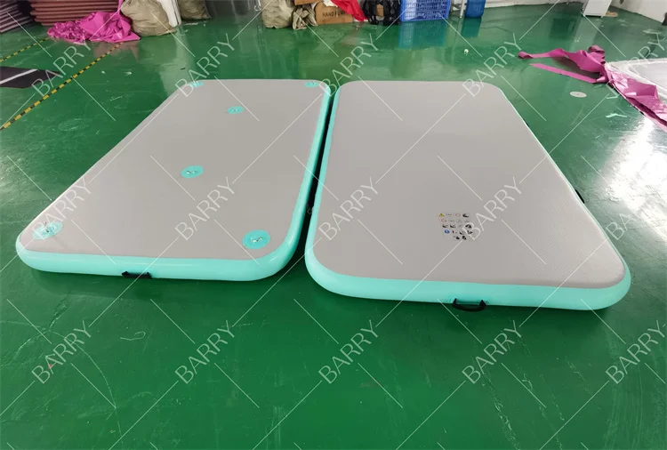 แพลตฟอร์มลอยน้ำแบบเป่าลม Drop Stitch สำหรับพักผ่อนอาบแดดและกิจกรรมทางน้ำ