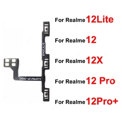 For Realme 12 Pro 12Pro Plus 12 Plus 12X 12Lite 4G 5G ON OFF Power Voulme Button Flex Cable Side Keys Volume Power Flex Cale