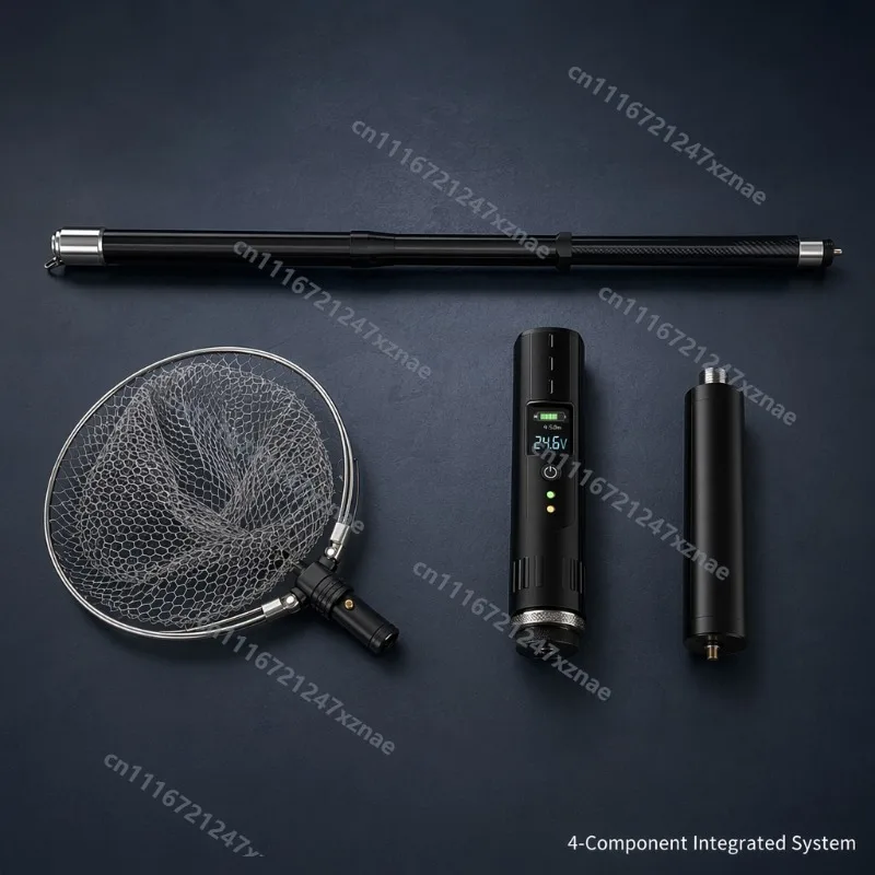 New Energy CNC Integrated Fishing Rod Electric Fishing Rod Ultra Light Copy Net Rod Outdoor Portable 4.3M Telescopic