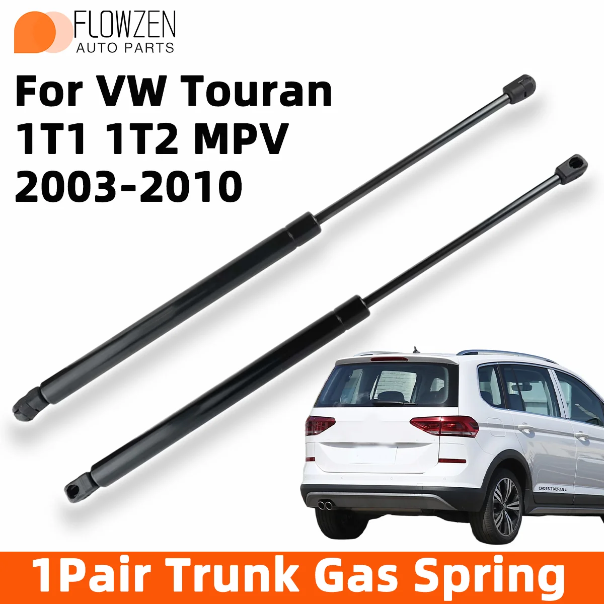 1Pair Gas Struts Spring Bar For VW Touran 1T1 1T2 MPV 2003-2010 Rear Luggage Support air Pressure Rod OE 1T0827550B 1T0827550C