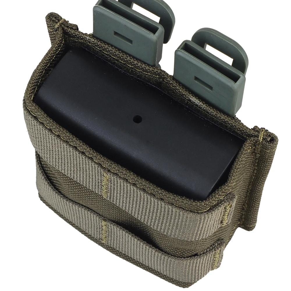 OPHIDIAN FAST 7.62 Single Mag Pouch (Short) Magazine Holster Hunting Charger Holder With Kydex Wedge Insert Accessories