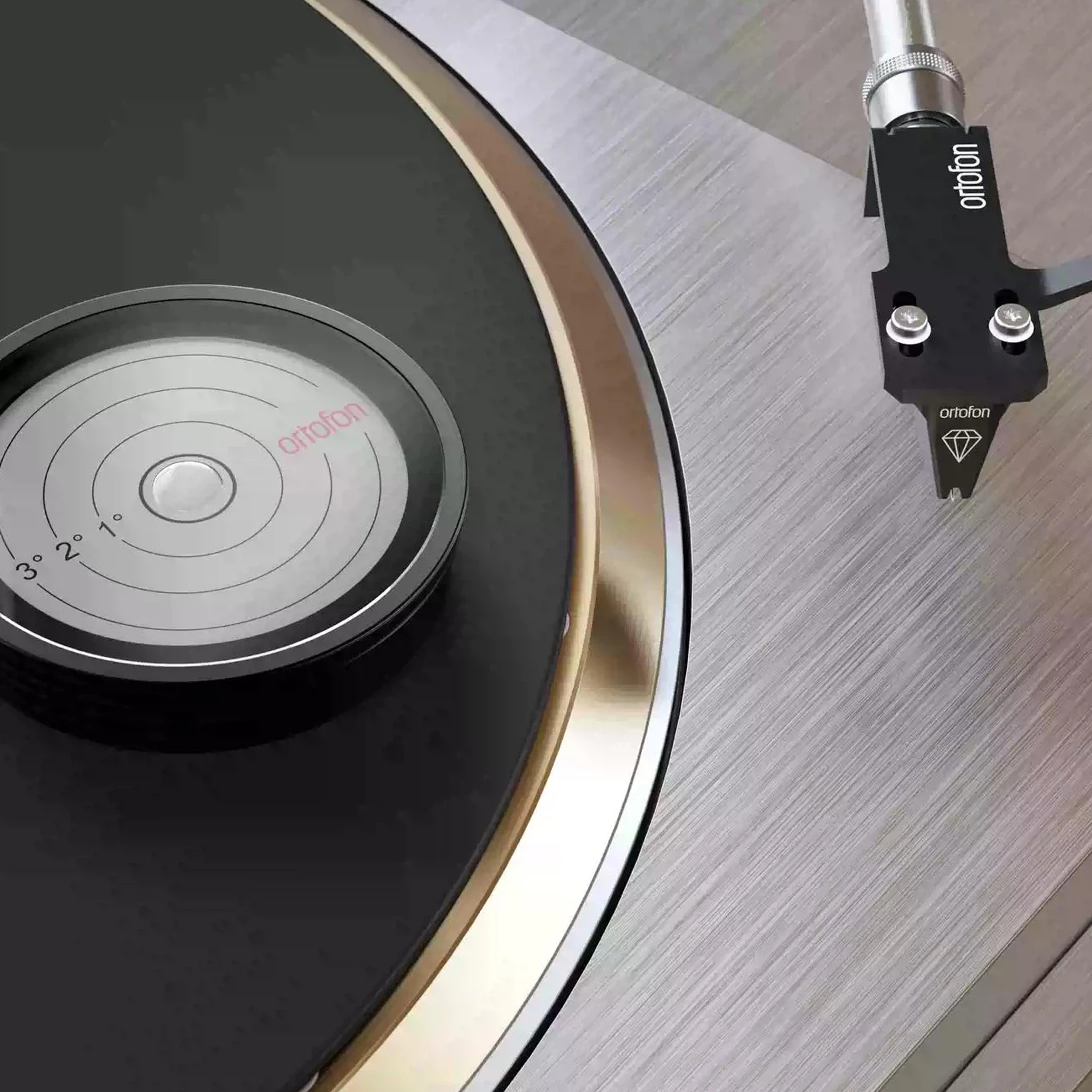 Ortofon Premium  Professional Turntable Alignment Tool Precise Calibration For LP Vinyl Record Player Phonograph Tonearm