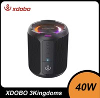XDOBO 40W Outdoor Cycling Subwoofer Desktop Mini Speaker 3 Kingdoms 4Portable Outdoor IPX6 Waterproof Wireless Bluetooth Speaker