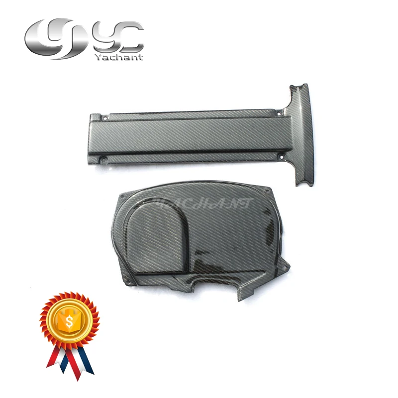 

Trade Assurance Carbon Fiber Cam Cover & Engine Plug Cover Fit For 2006-2007 EVO 9 Engine Trim