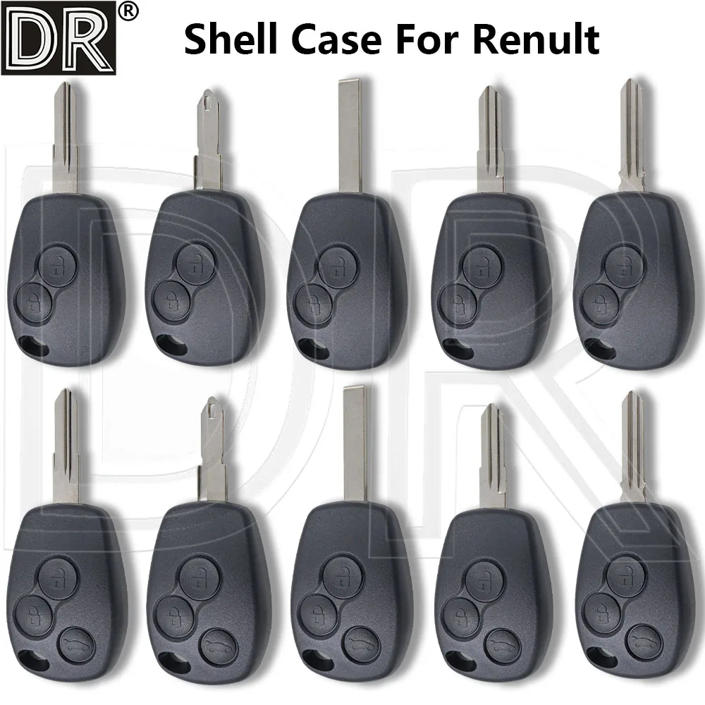 Great Replacement VA2/VAC102 Car Key Shell Case Fob Housing For Megane Fluence Laguna Logan Duster Modus Espace DACIA Sandero