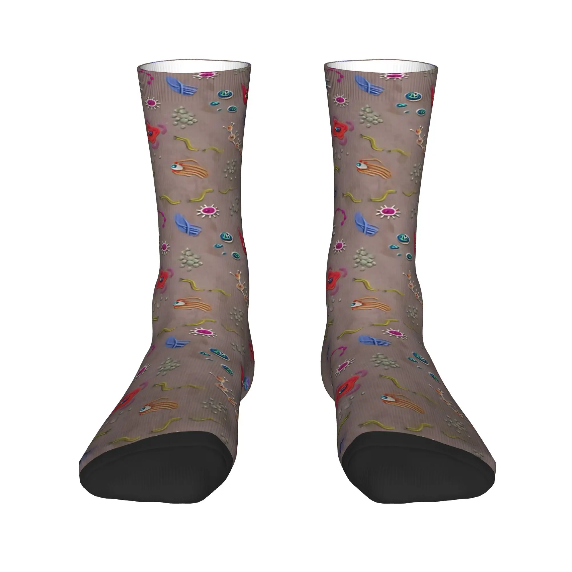 نمط الجوارب الميكروبات المضادة للانزلاق جوارب الرجال جودة الجري الجوارب الرياضية الشتاء الجوارب المخصصة الأنيقة