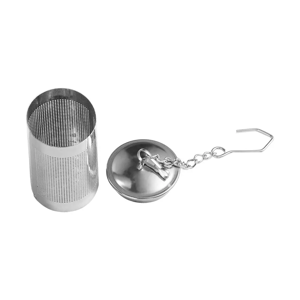 Temperature Resistance Multifunctional Kitchen Cylindrical Stainless Steel Tea Filter Seasoning Filter Tea Infuser Tea Leak