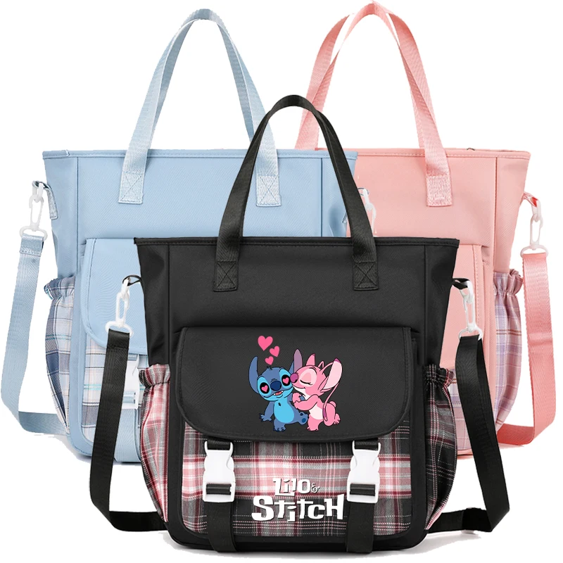 

Lilo Stitch Crossbody Bag Shoulder Bag for Teenagers Girl Boy Back To School Bag Ladies Anime Leisure Bag Commuter Bag Mommy Bag