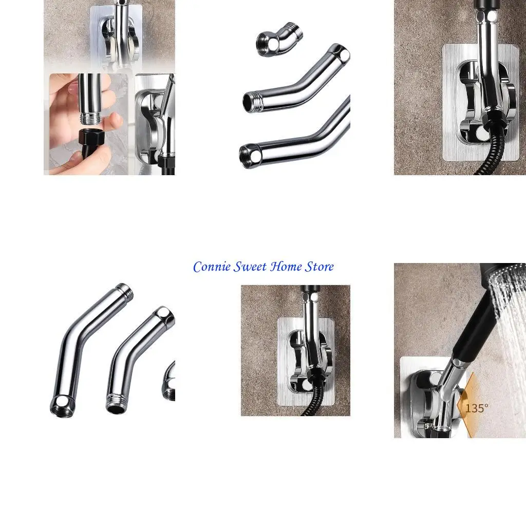 

LXAF 3PCS Практический адаптер угла на угловом шлангу с 135 градусами прочной из нержавеющей стали для улучшенного покрытия воды