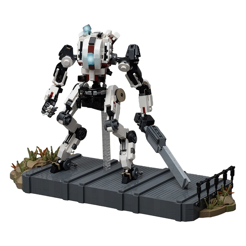 Titanfalled 2 Reapers War Machine Ronin-Class Titan Building Block Kit High-Tech Mecha Robot Warrior Figure Brick Model Kid Toy