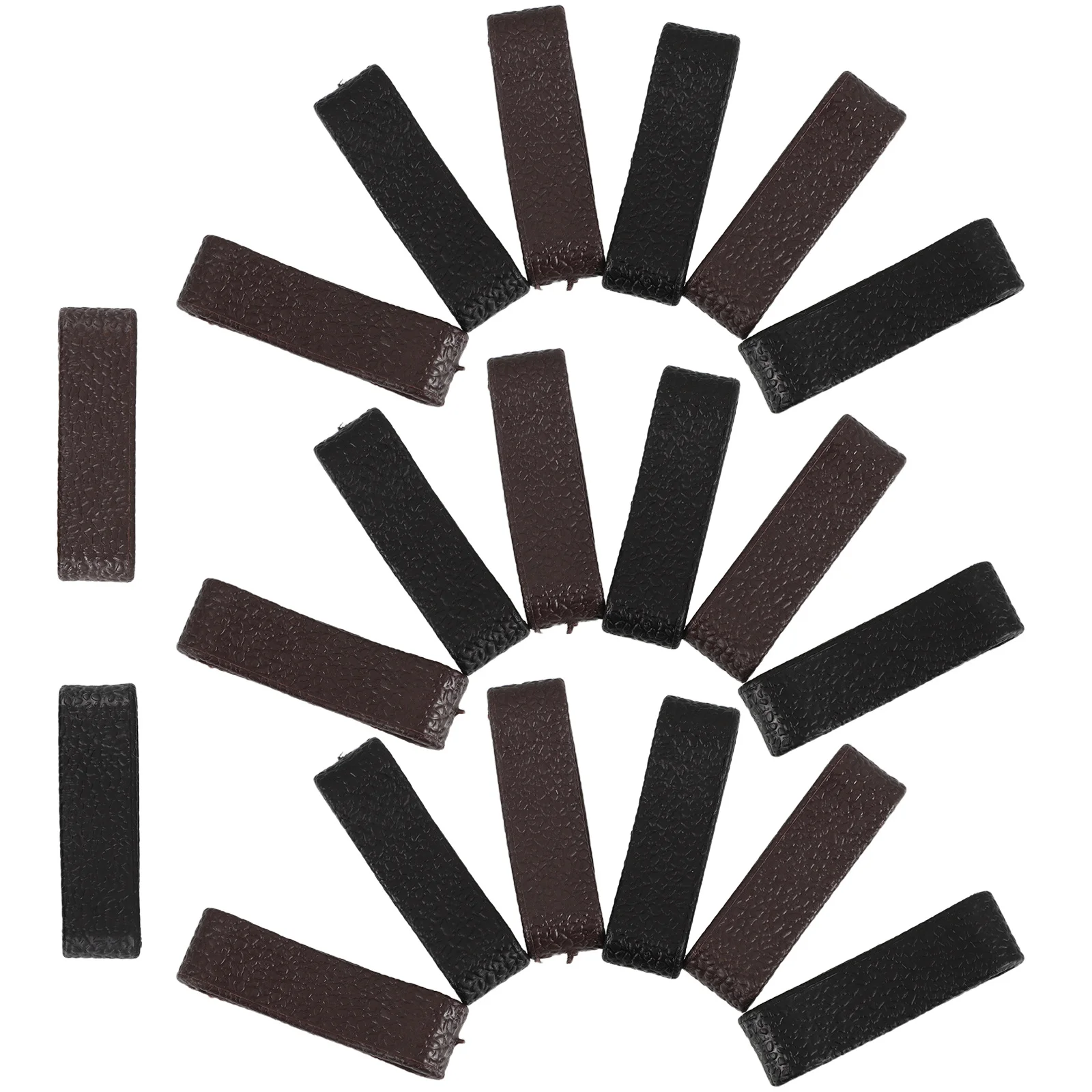 

20Pcs Belt Loop Keeper Rings Faux Strap Holder Replacement Retainers Durable Waist Belt Keeper for Men Women Daily