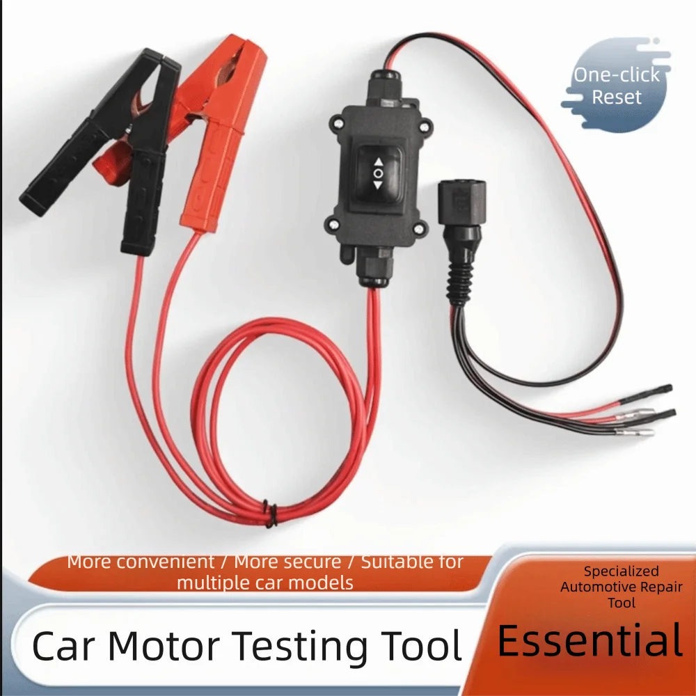 One-Click Operation Electronic Brake Caliper Reset Tool Heavy-Duty Alligator Clips No Computer Needed Special Service Tool