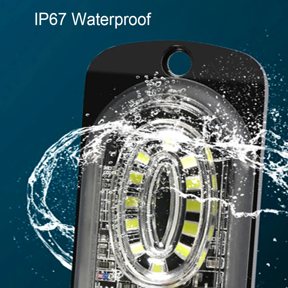 24 LED سيارة ستروب تحذير ضوء الجانب ماركر تحذير إشارة 12/24 فولت أضواء جانبية للطوارئ LED سيارة ستروب تحذير ضوء