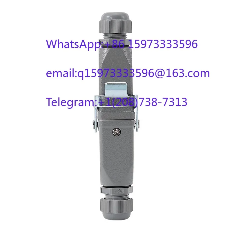 5pcs Heavy-Duty Connector HDC-HA003 - Rectangular Aviation Plug, Horizontal Docking, 4+1 Pin/568 Pin, Side Exit for Hot Runner