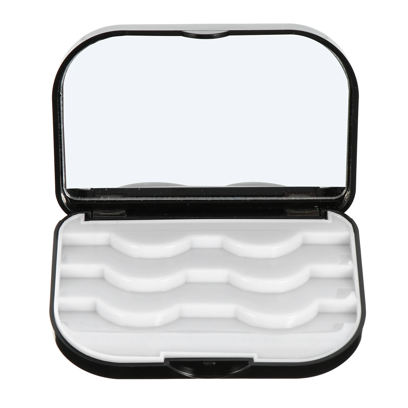 

1pc 3D Eyelashes Storage Box 3 Pairs Reusable Eyelash Storage Case Waterproof Organizer Case Eyelash Container Packaging