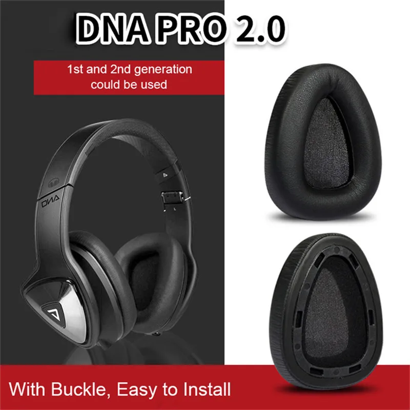 

Headphone Replacement Earpads Soft Ear Pad Cushion Cover for Monster DNA Pro 2.0 Over Ear Headphone Repair Parts