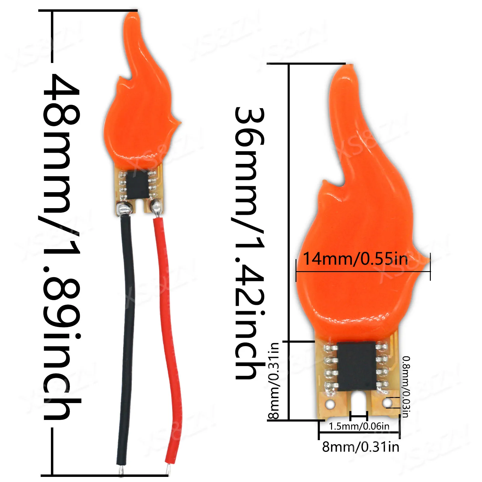 Grânulos de led avançados vermelho retro sem chama vela contas decoração de natal dc3v flutuante copo cônico em forma de decoração de halloween