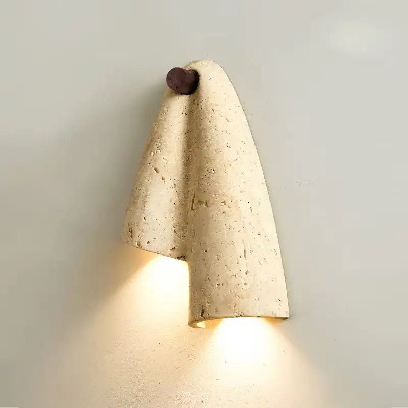 Yellow Cave Stone Bedroom Bedside LED Creative Wall Lamp Corridor Staircase Homestay Living Room TV Wall Decor Atmosphere Lights