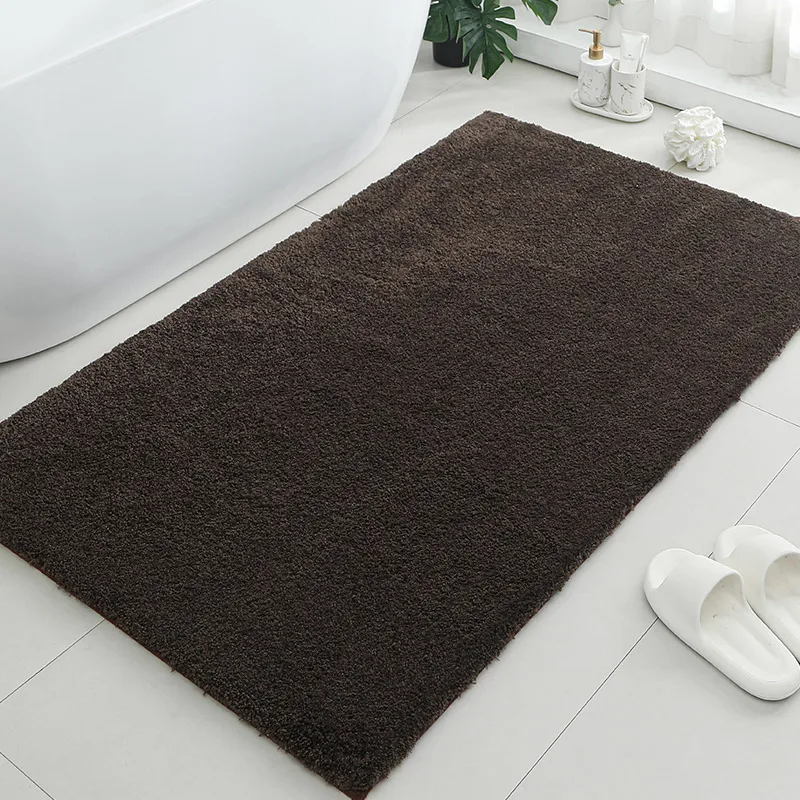 

1 piece of soft living room carpet, bathroom anti slip mat, door floor mat, home decoration bathroom accessory, machine washable