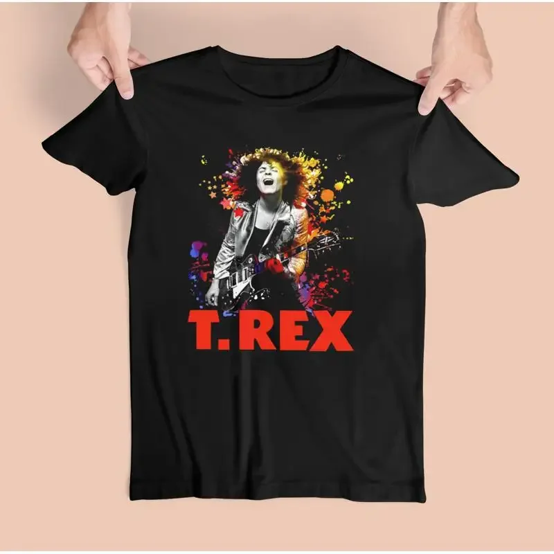 T Rex Marc Bolan Glam Sleeve Black Full Size Classic Shirt AP749