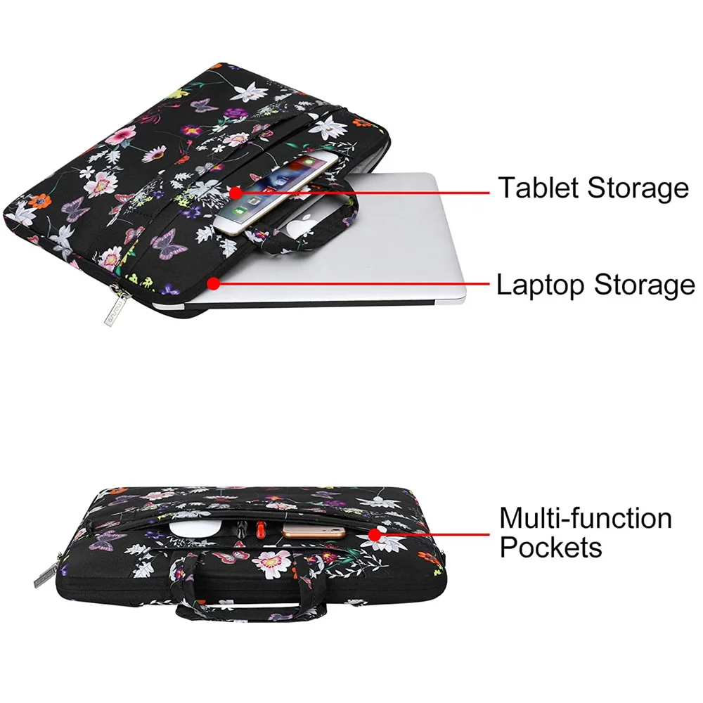 Multi-use Laptop Sleeve Bag Protective Case Notebook Briefcase For 13.3 14 15.6 17 Inch MacBook Air Pro Dell Asus Acer Men Women