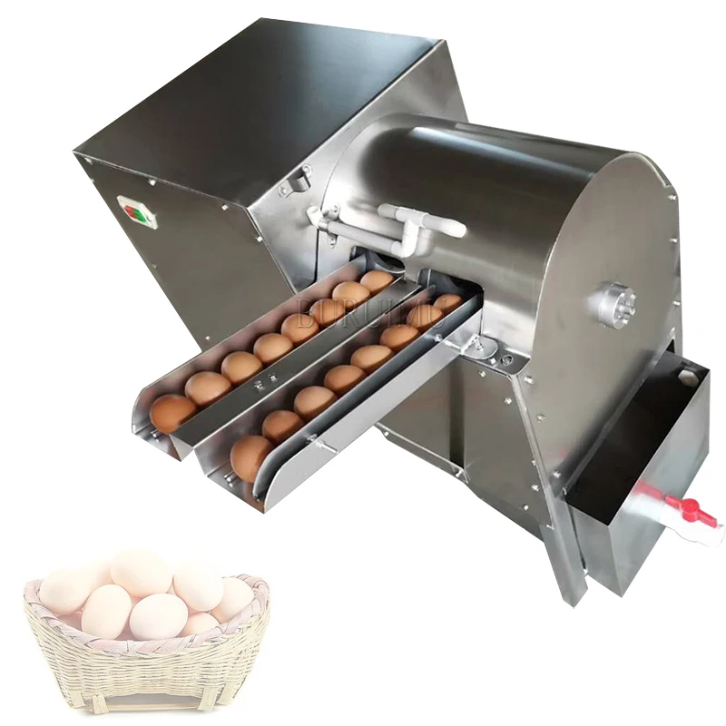 Double Row Commercial Automatic Egg Cleaning Machine Small Egg Cleaning Machine Chicken Duck Goose Egg Cleaning Machine