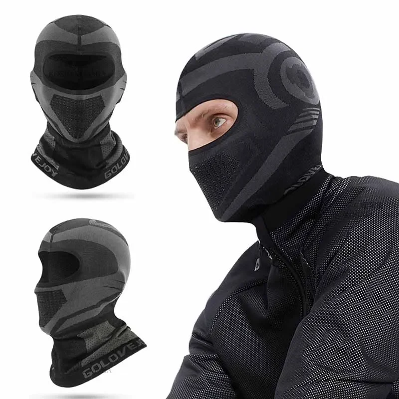 Motorcycle Mask Headgear Breathable Balaclava Full Face Mask Motorbike Bicycle Windproof Sunscreen Masks Cycling Sports Headgear