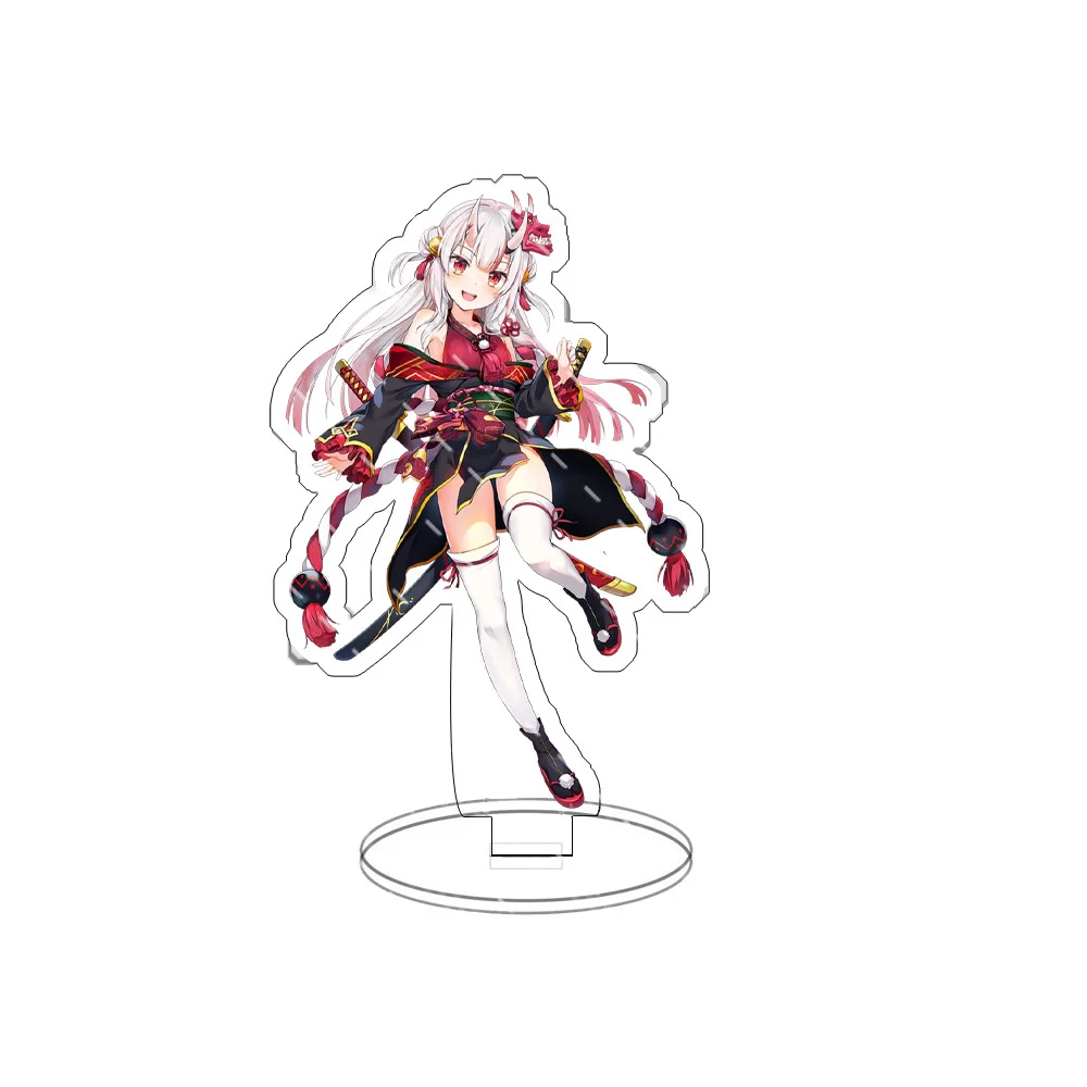 New Anime Cutey Hololive Vtuber Figure Stand Usada Pekora Uruha Rushia Hosimati Suisei Inugami Korone Standing Acrylic Model Toy