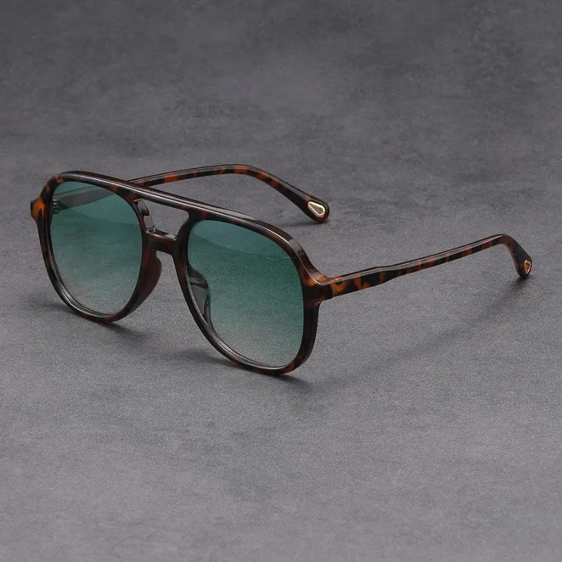 Fashion Double Beam Square Sunglasses Women Luxury Brand Designer Glasses Retro Rectangle Sun Glass Vintage Eyewear Female