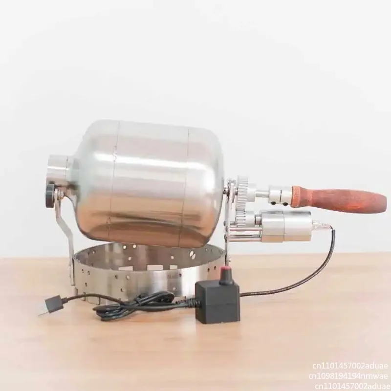 Electric coffee bean dryer new model can be switched hand crank.