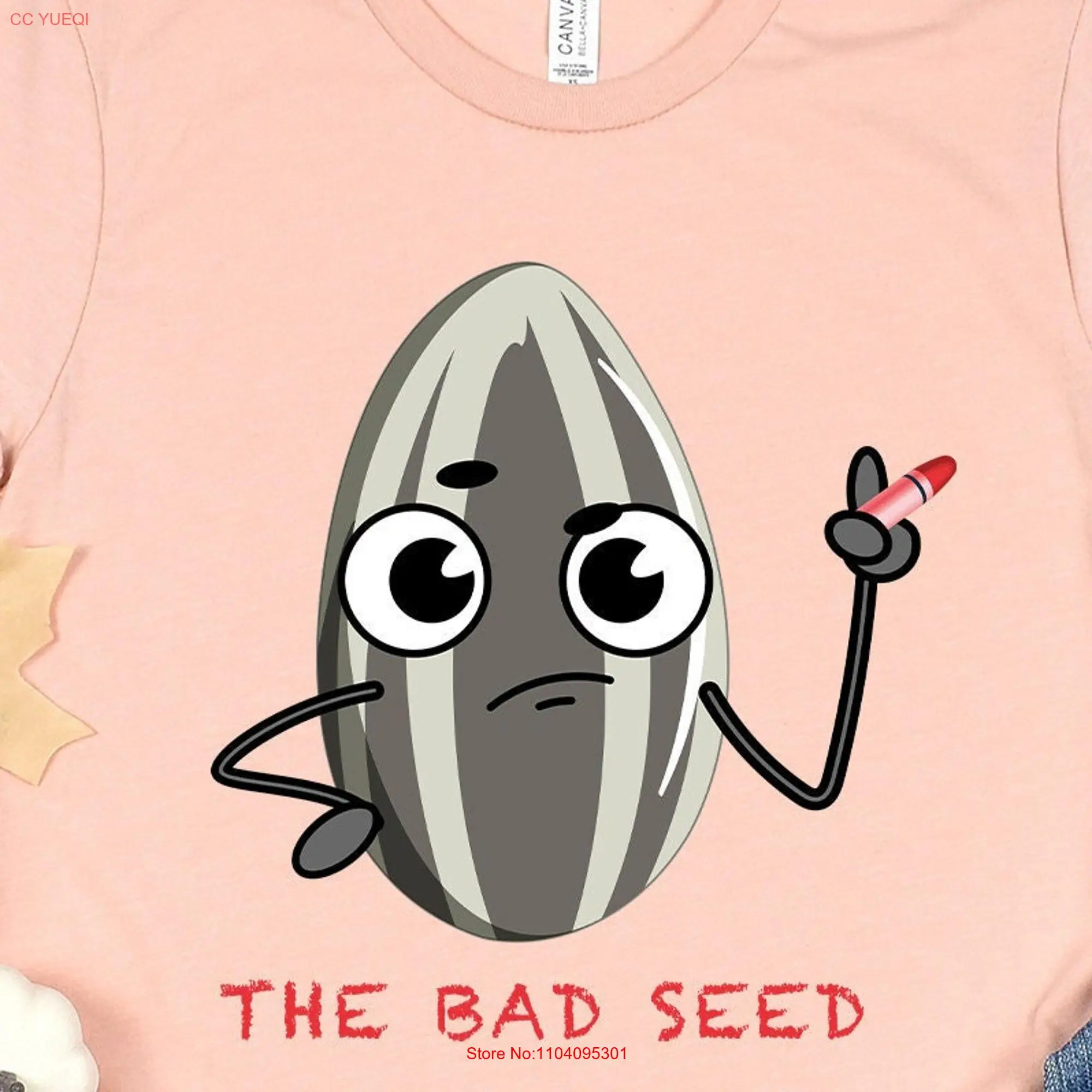 The Bad Seed Teacher T Shirt s Jory John  long or short sleeves