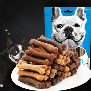 30 Pcs/lot Pet Dogs Snacks Molar Sticks Toothbrush Bone Design for Removing Oral Odor Cleaning Teeth Fit for Dogs Above 6