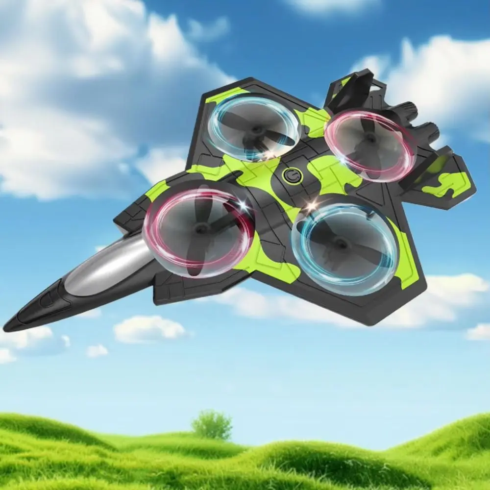 EPP Foam Remote Control Foam Fighter Rechargeable 2.4G Stunt Glider Flying Helicopter Gravity Sensing with Light