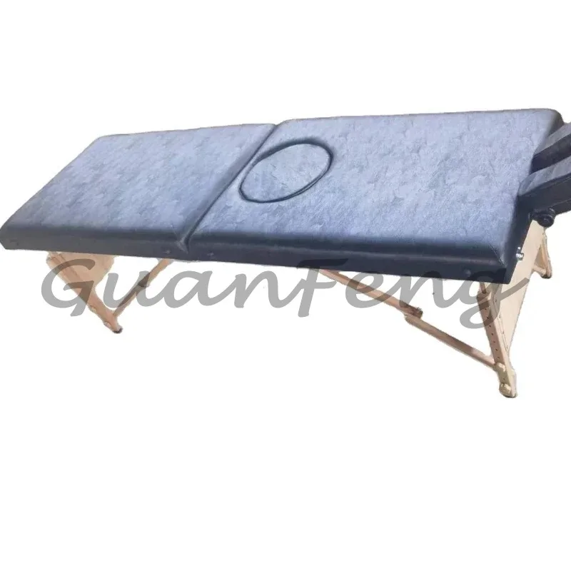 Small Massage Table with Middle Hole, Face Cutout Design for Male Body Massage Spa Beauty Table