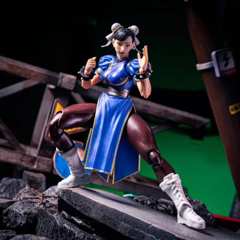 52TOYS Original Actionfigur - FigLite Street Fighter 6 ChunLi2 Modell Sammlerstück Überraschungsgeschenk auf Lager