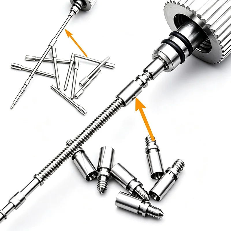 5/10/20 PCS Watch Winding Stem Connector Adapter Changer Stainless Steel Fits 8215 8205 4R36 NH35 Movement Stem Extenders