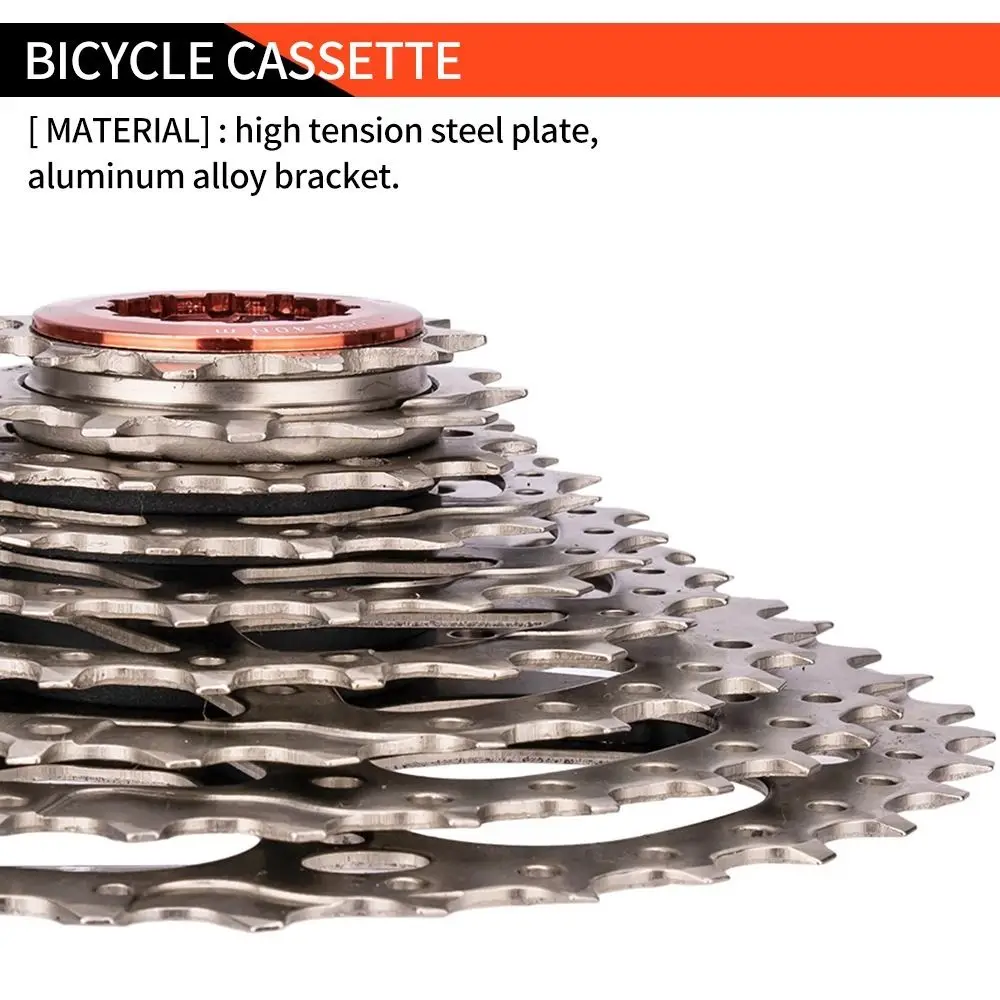 8 Speed MTB ROAD BIKE CASSETTE Ultralight ขี่จักรยานอุปกรณ์เสริมจักรยานเฟืองการ์ดประเภท VARIABLE Speed Gear ทนทาน