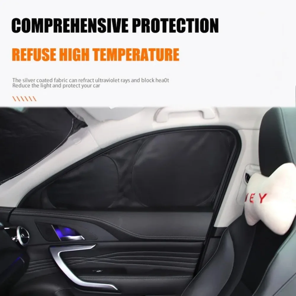 Sun Shade for Tesla Model 3 /Y /S Full Set Windshield Sunshade Front Rear Side Window Heat Insulation UV Block Car Accessories