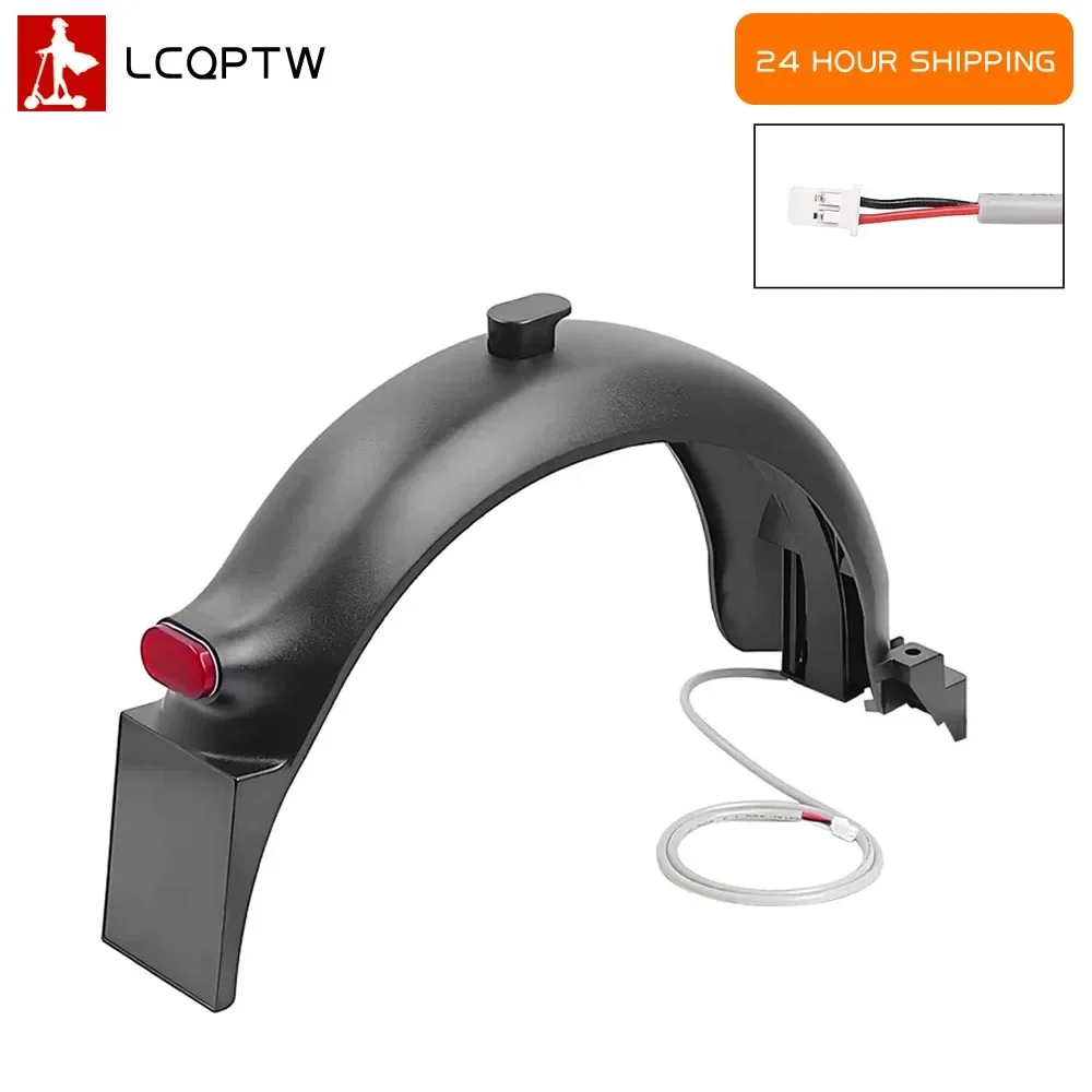 Fender Back Guard Wing For Ninebot F20 F30 F40 Electric Scooters Tire Splash Fender With Rear Taillight Mudguard Part