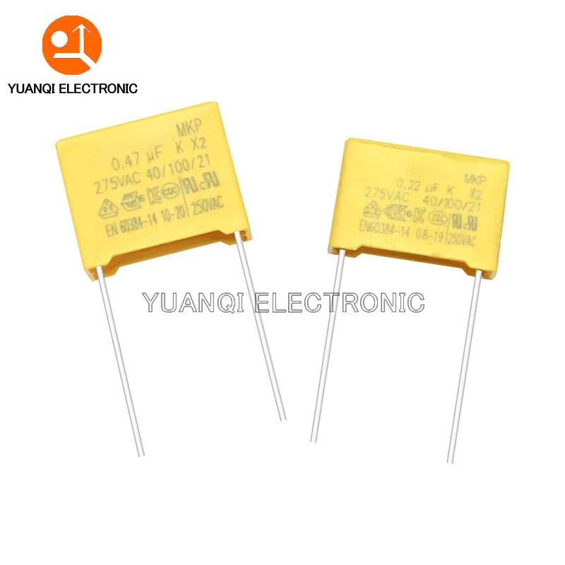 Imagem -06 - Kit Assorted Capacitor de Segurança Polipropileno x2 Filme de Polipropileno Conjunto de Amostras 275vac 18 Valores 102k225k 1nf-2.2uf 160 Pcs