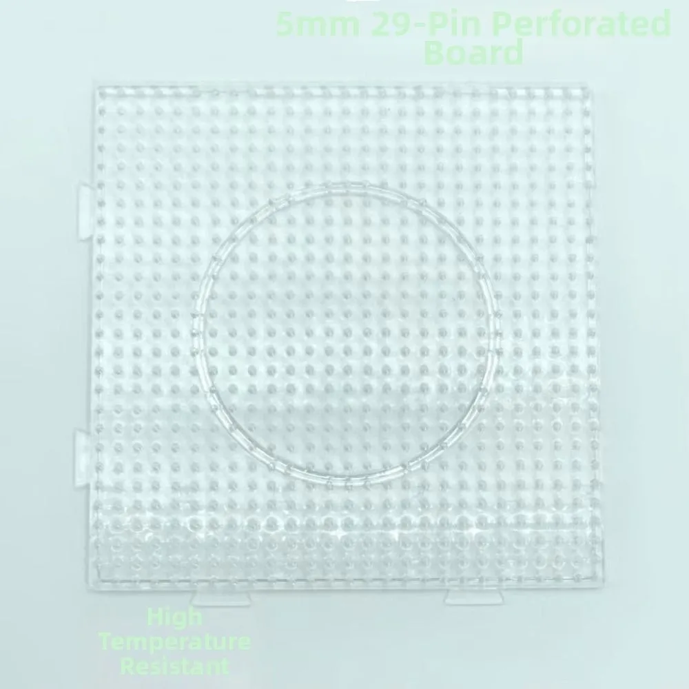 

Набор из 5 термостойких квадратных досок для бисера 5 мм, многоразовые основы для бисероплетения Perler и Hama