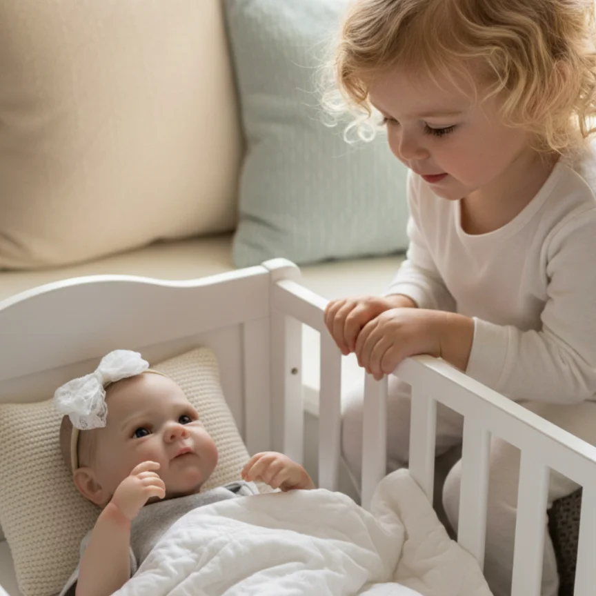Bettie lavable de 18 pulgadas, cuerpo completo de vinilo, muñeca Reborn para niña y niño con pelo pintado, muñeca de tacto suave, los mejores regalos para niños