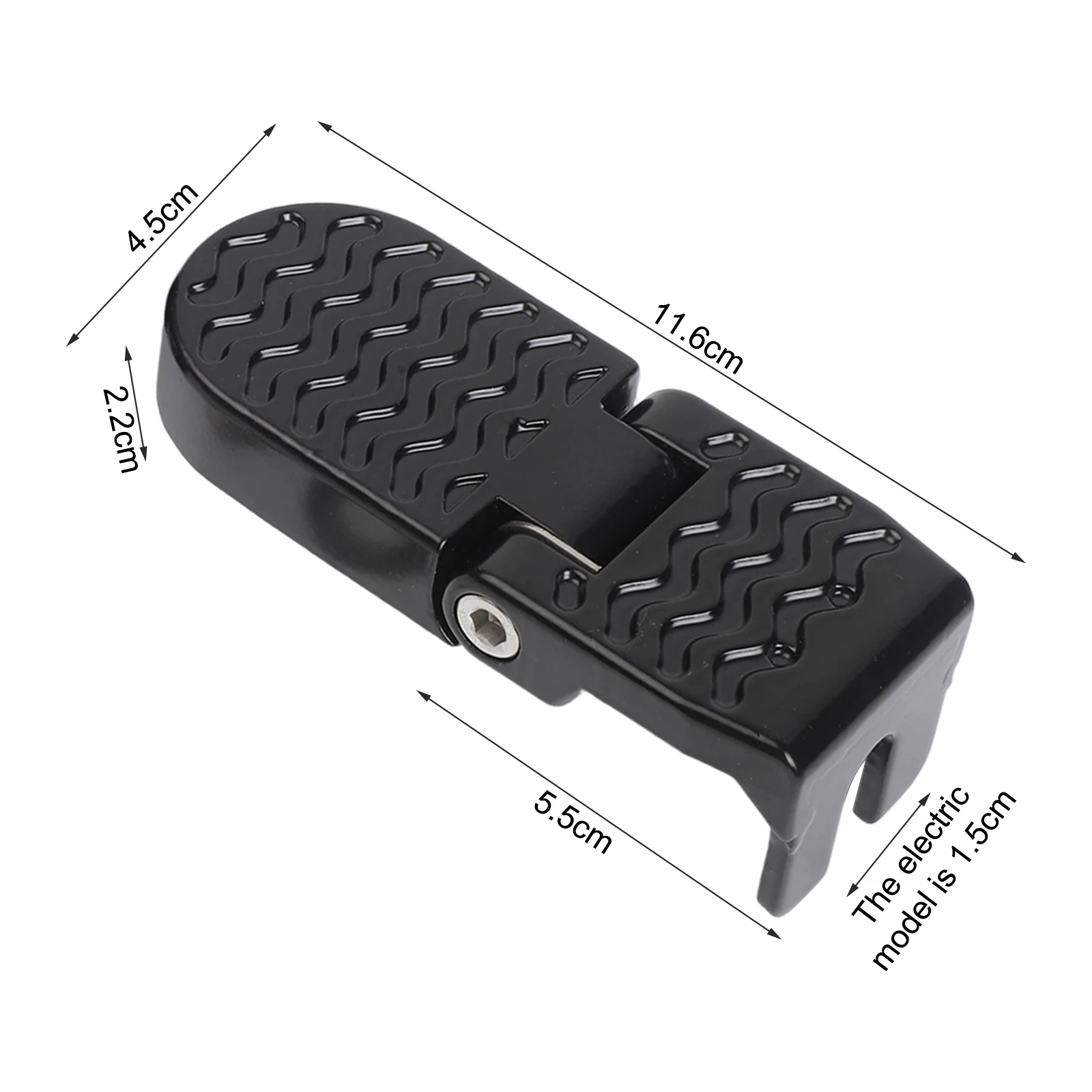 

Cycling Pedals Ebike Lightweight Motorcycle Safe Versatility Aluminum Alloy Electric Bike Folding Footrest Passenger