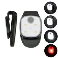 LED Cap Clip Lamp USB Rechargeable 4 Lighting Modes Flashlight Safety Warning Running Headlamp Camping Fish Repair Work Lights