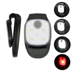 LED Cap Clip Lamp USB Rechargeable 4 Lighting Modes Flashlight Safety Warning Running Headlamp Camping Fish Repair Work Lights